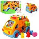 Hola Shape Sorting Bus with Music/Light/Electric Universal/Block