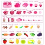 42 Piece Kitchen Cooking Set Girls Boys Fruit Vegetable Tea Playset Toy for Kids Early Age Development Educational Pretend Play Food Assortment Set - Image 6