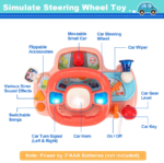 Kids Steering Wheel Toy With Lights Music - Image 5