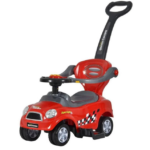 3 in 1 Ride on Push Along Car Horn Sound Safety Barrier Storage Seat Kids Toy - Image 2