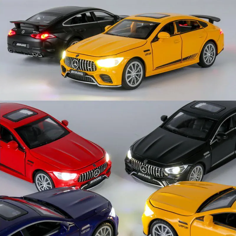 2Y9MQ1lNB2RcCnXDU1N03iPiLUSM3DVMN7xOIUEW 1:32 Benz AMG GT63 Diecast Car – Pullback, Sound & Light Model - Image 1